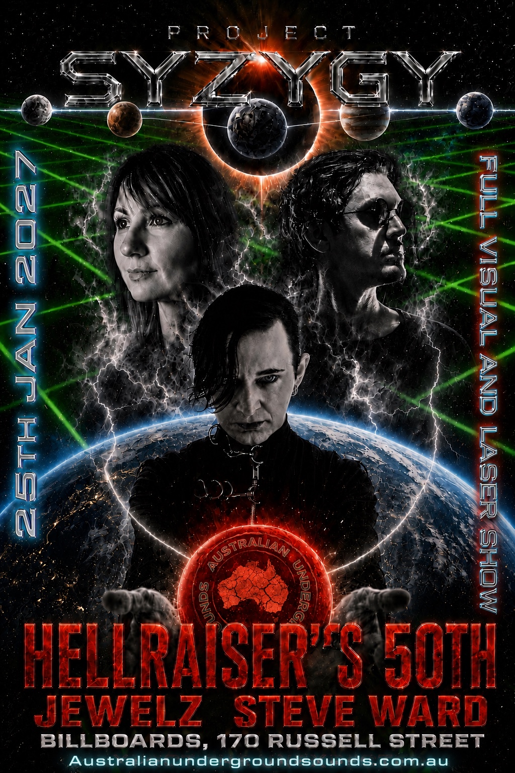 Project SYZYGY event flyer